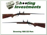 Browning 1885 Low Wall 223 Rem Octagonal barrel - 1 of 4