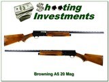 Browning A5 20 Magnum 67 Belgium Blond top condition! - 1 of 4
