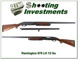 Remington 870 Magnum Left Handed 2 barrels Exc Cond! - 1 of 4