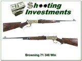 Browning Model 71 High Grade Rifle 348 Win unfired!