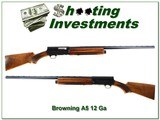 Browning A5 Light 12 beautiful honey wood 30in Vent Rib barrel near new - 1 of 4