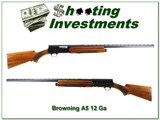 Browning A5 Light 12 71 Belgium blond Exc Cond! - 1 of 4