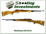 Weatherby Mark XXII Tube 22 Auto as new extra NICE blond wood - 1 of 4