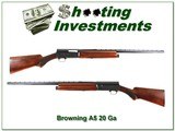 Browning A5 20 Gauge 1961 Belgium 26in VR IC Exc Cond! - 1 of 4