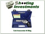 Vintage Colt Anaconda 1994 4in stainless in case 44 Mag - 1 of 4
