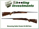Browning Safari Grade 22-250 Rem looks unfired XX Wood! - 1 of 4