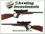 Browning Buck Mark Sportier target rifle with Leupold scope - 1 of 4