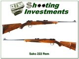 Early Sako Riihimaki 222 Remington nice wood! - 1 of 4