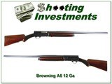 Browning A5 pre-War 1930 Belgium made 12 Gauge. - 1 of 4