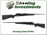 Browning A-Bolt 270 Win! - 1 of 4