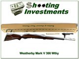 Weatherby Mark V Deluxe Left Handed 300 Wthy Mag 26in in original box - 1 of 4