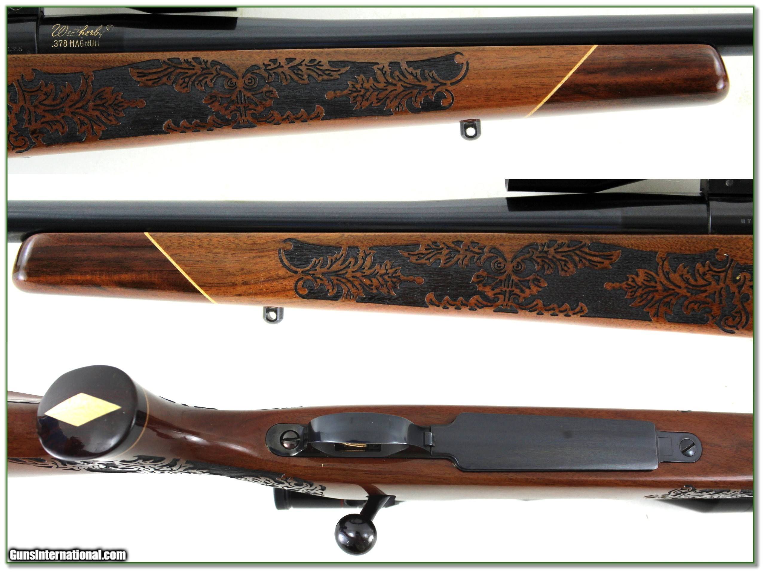 Weatherby Mark V Lazermark LH 378 Wthy 5 Panel!