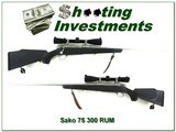Sako 75 All-weather in 300 RUM Leupold 3.5-10 like new - 1 of 4
