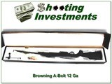 Browning A-Bolt 12 Gauge in box with Rifled and Turkey choke tubes! - 1 of 4