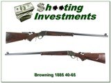 Browning 1885 40-65 BPCR 30in, case colored looks new - 1 of 4