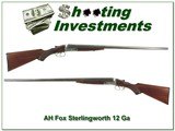 AH Fox Sterlingworth 12 Ga 30in Full and Mod - 1 of 4