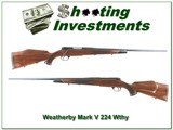 Weatherby Mark V Varmintmaster German 224 Wthy Exc Cond - 1 of 4