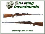 Browning A-Bolt Medallion w/ BOSS in 375 H&H like new! - 1 of 4