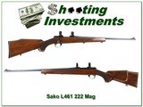 Sako L461 in very hard to find 222 Magnum Bofors Steel barrel - 1 of 4