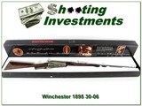 Winchester 1895 High Grade Engraved receiver XX Wood new in box! - 1 of 4