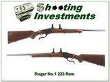 Ruger No.1 V 223 Rem Exc Cond - 1 of 4