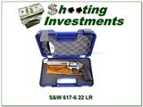 Smith & Wesson 617-6 22LR 10 round 6in stainless unfired in case! - 1 of 4