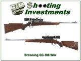 Browning Safari Grade 69 Belgium 308 Win Leupold 1.5-5 scope