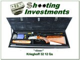 Krieghoff
Model 32 12 Ga with set of tubes (20, 28 & 410) and 4 other barrels - 1 of 5