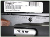 Citadel M1911 45 ACP in case 3 magazines! - 3 of 3
