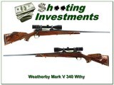 Weatherby Mark V Deluxe 340 Wthy near new! - 1 of 4