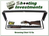 Browning Citori 725 Trap 12 Gauge adjustable comb XX Wood 32in barrels - 1 of 4