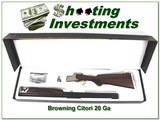 Browning Citori Feather Lightning 20 Ga 28in NIB! - 1 of 4