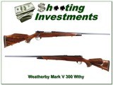 Weatherby Mark V Deluxe 26in Exc Wood figure LIKE NEW! - 1 of 4