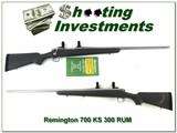 Remington 700 KS Custom Shop Mountain rifle 300 RUM! - 1 of 4