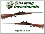Ruger No.1 B 26in 25-06 like new in box! - 1 of 4