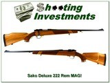 Sako Riihimaki Deluxe in RARE 222 Magnum all original! - 1 of 4