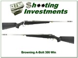 Browning A-Bolt II Stainless Stalker BOSS 300 Win! - 1 of 4