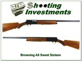 Browning A5 Sweet Sixteen 63 Belgium 26in Vent Rib IC! - 1 of 4