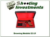 Browning Medalist 22 Auto early 1963 Belgium exc cond in case! f - 1 of 4