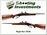 RARE Ruger No.1 AB Carbine 30-06 Red Pad Collector! - 1 of 4