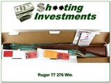 Ruger 77 Hawkeye Stainless Walnut 270 Win NIB! - 1 of 4