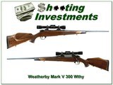 Weatherby Mark V Deluxe LH German 270 Wthy with Weatherby 2-7 scope - 1 of 4