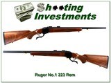 Ruger No.1 V 223 Rem as new! - 1 of 4