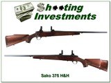 Sako AII RARE Super Deluxe in 375 H&H XX Wood - 1 of 4