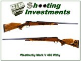 Weatherby Mark V 5-panel Lazermark in 460 Wthy Mag collector! - 1 of 4