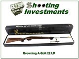 Browning A-Bolt 22 LR New and UNFIRED in box! - 1 of 4