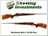 Weatherby Mark V Varmintmaster German 22-250 Rem - 1 of 4