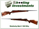 Weatherby Mark V LH German Custom Shop Deluxe 300 Wthy - 1 of 4