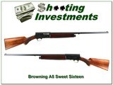 Browning A5 Sweet Sixteen 59 Belgium 28in Mod - 1 of 4