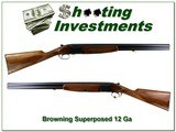 Browning Superposed Superlight Belgium 12 Ga - 1 of 4